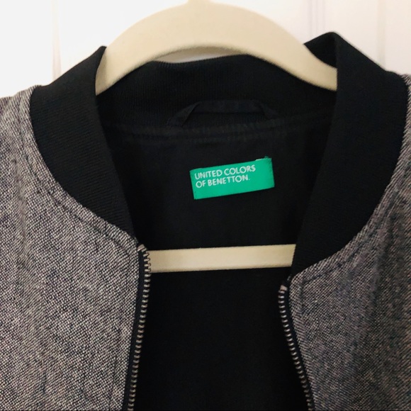 United Colors of Benetton bomber jacket size 4 - Picture 2 of 4